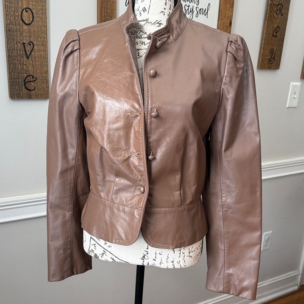 High Sierra Cocoa Brown Leather Jacket